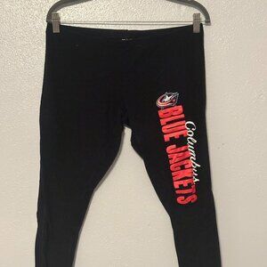Women's Black Columbus Blue Jackets Leggings
